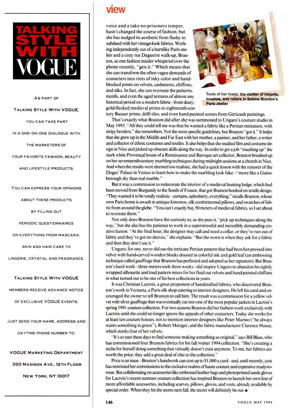 US Vogue - May 1994